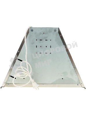 Вытяжка каминная Elikor Эпсилон 50Н-430-П3Л нержавеющая сталь/серебро, 50 см, 430 куб. м/ч, 54 дБ