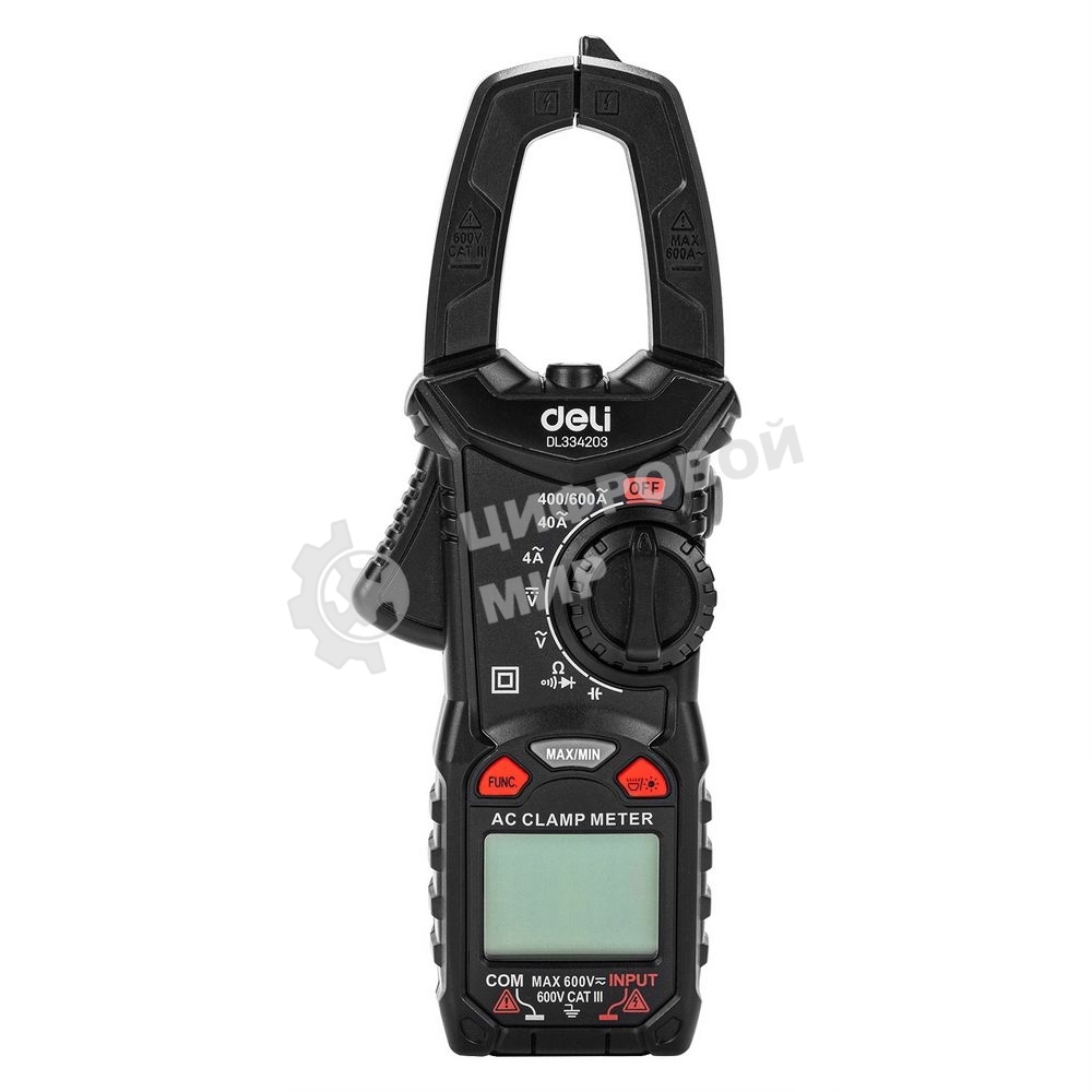 Токоизмерительные клещи цифровые Deli DL334203