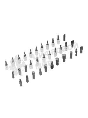 Набор инструментов Denzel 1/2