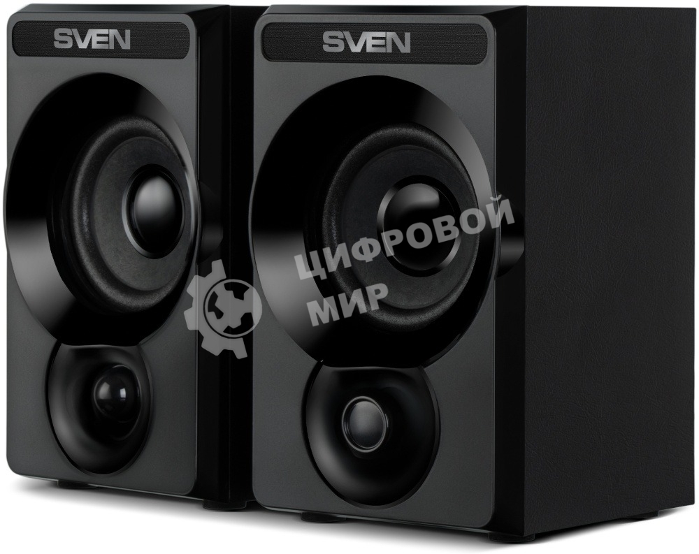 Акустическая система Sven SPS-535, черный, акустическая система 2.0, USB, мощность 2x3 Вт(RMS)