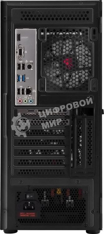 ПК Bloody BD-PC RAB84T2 TWR Ryzen 7 7700 (3.8) 32Gb SSD1Tb RTX5060 8Gb Windows 11 Home 64 2.5xGbitEth 650W черный (RUS) (2142055)
