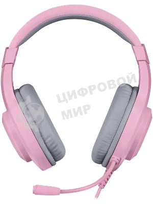 Гарнитура Redragon Hylas розовый, проводная, USB / 2 x mini jack 3.5 мм, подсветка