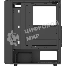 Корпус Formula Mana V2 Black, Midi-Tower, чёрный, без вентиляторов в комплекте