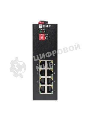 Коммутатор EKF TSX-U-8GT, 8×1 Гбит/с, неуправляемый