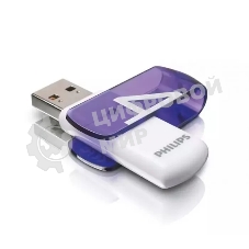 Флешка USB 4Gb PHILIPS VIVID2.0 4Gb, USB 2.0