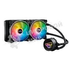 Система жидкостного охлаждения XPG Levante X 240, черный 120мм алюминий+медь 2000rpm 18.17db 4-pin 250W