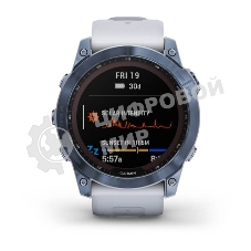 Умные часы Garmin Fenix 7x Sapphire Solar синий минерал 51мм
