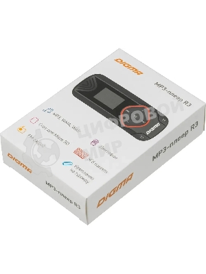 Плеер Flash Digma R3 8Gb черный/0.8