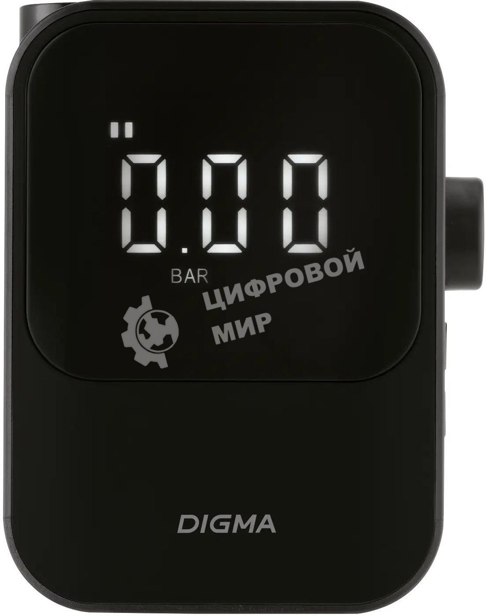 Автомобильный компрессор Digma QBK-120B черный, шланг 0.2м