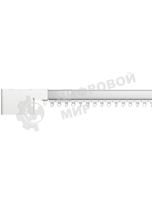 Умный карниз для штор Яндекс, длина 2,4-4,5 м, работает с Алисой, Zigbee, YNDX-00592