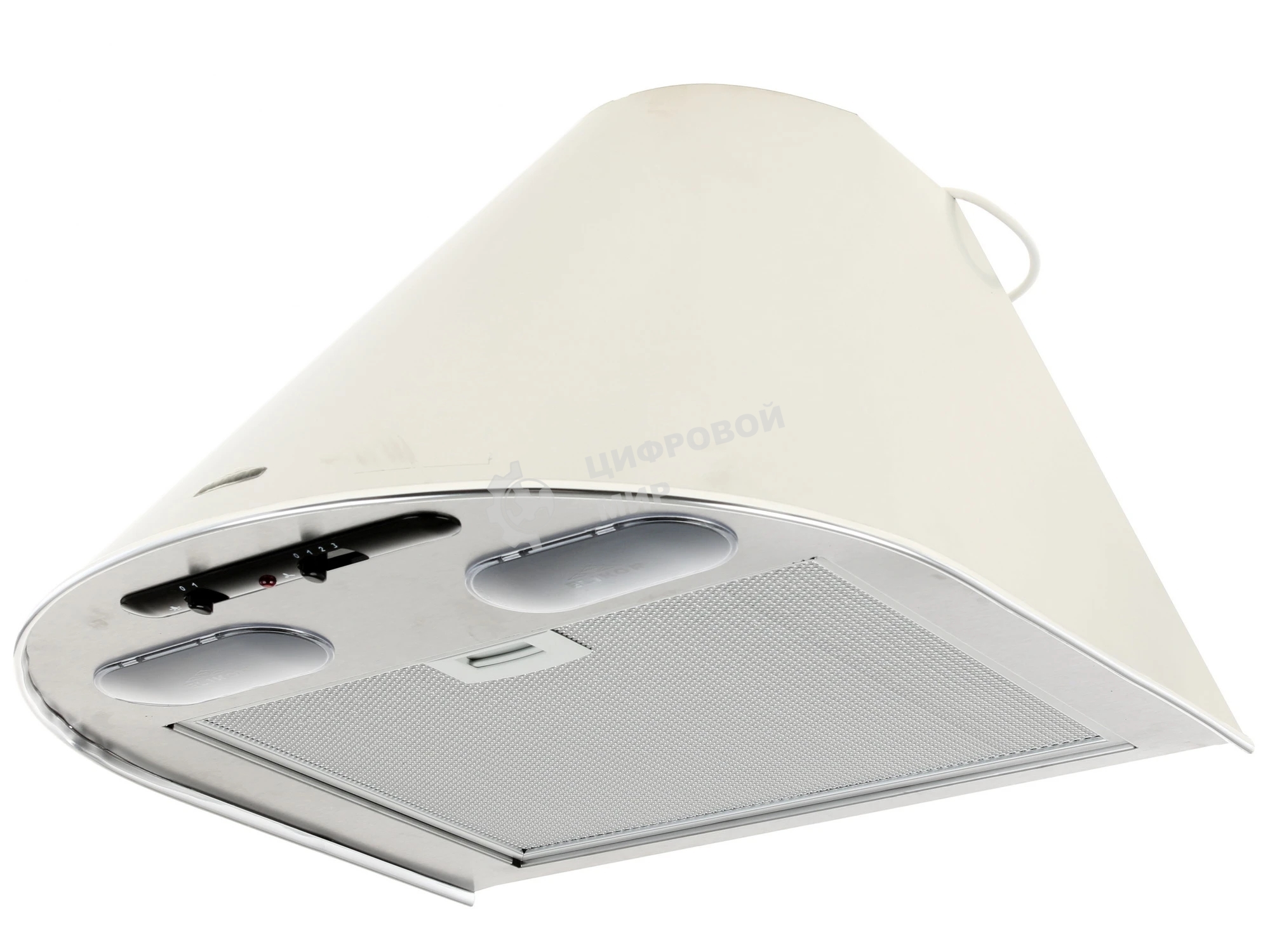 Вытяжка каминная Elikor Эпсилон 50Н-430-П3Л нержавеющая сталь/серебро, 50 см, 430 куб. м/ч, 54 дБ