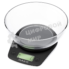 Весы кухонные Maxvi KS102P черный