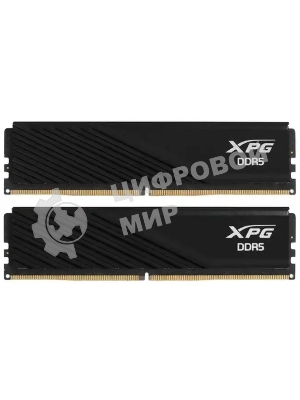 Оперативная память XPG Lancer Blade, DDR5, 32GB (2x16 GB), 6000 MHz, CL36, радиатор, черный