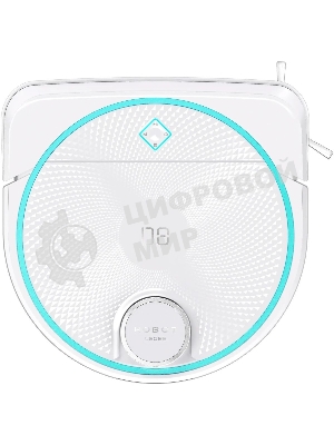 Робот-пылесос HOBOT LEGEE-D8 белый/бирюзовый, 4900 мAч Li-Ion, уборка сухая/влажная, пылесборник контейнер 0.5 л