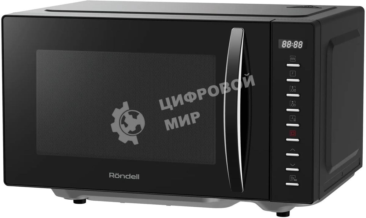 Микроволновая печь Rondell RDE-MW204 черный, 20 л, 700 Вт, переключатели - кнопки