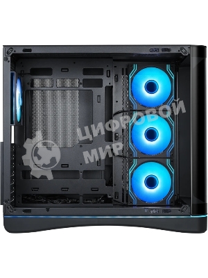 Корпус SAMA V62S, Midi-Tower, чёрный, 4 x 120 мм