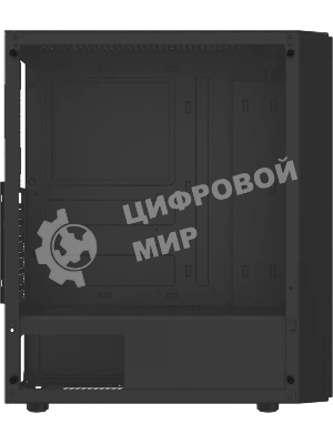 Корпус Formula Mana V2 Black, Midi-Tower, чёрный, без вентиляторов в комплекте