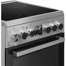 Плита электрическая Maunfeld MEC55CS08D серебристый, конфорок 4 шт, духовка 60 л, 50 см x 85 см x 60 см