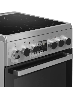 Плита электрическая Maunfeld MEC55CS08D серебристый, конфорок 4 шт, духовка 60 л, 50 см x 85 см x 60 см