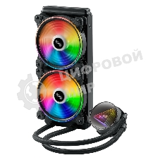 Система жидкостного охлаждения XPG Levante X 240, черный 120мм алюминий+медь 2000rpm 18.17db 4-pin 250W