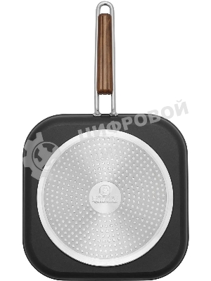 Сковорода-гриль Rondell Fjord RDA-1798, 26 см, без крышки, черный