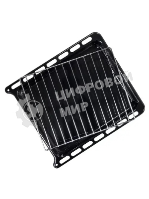 Плита газовая De Luxe 506040.24Г ЧР белый, конфорок 4 шт, духовка 54 л, 50 см x 85 см x 60 см