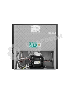 Холодильник Maunfeld MFF50WD дерево/черный мат. однокамерный 46л