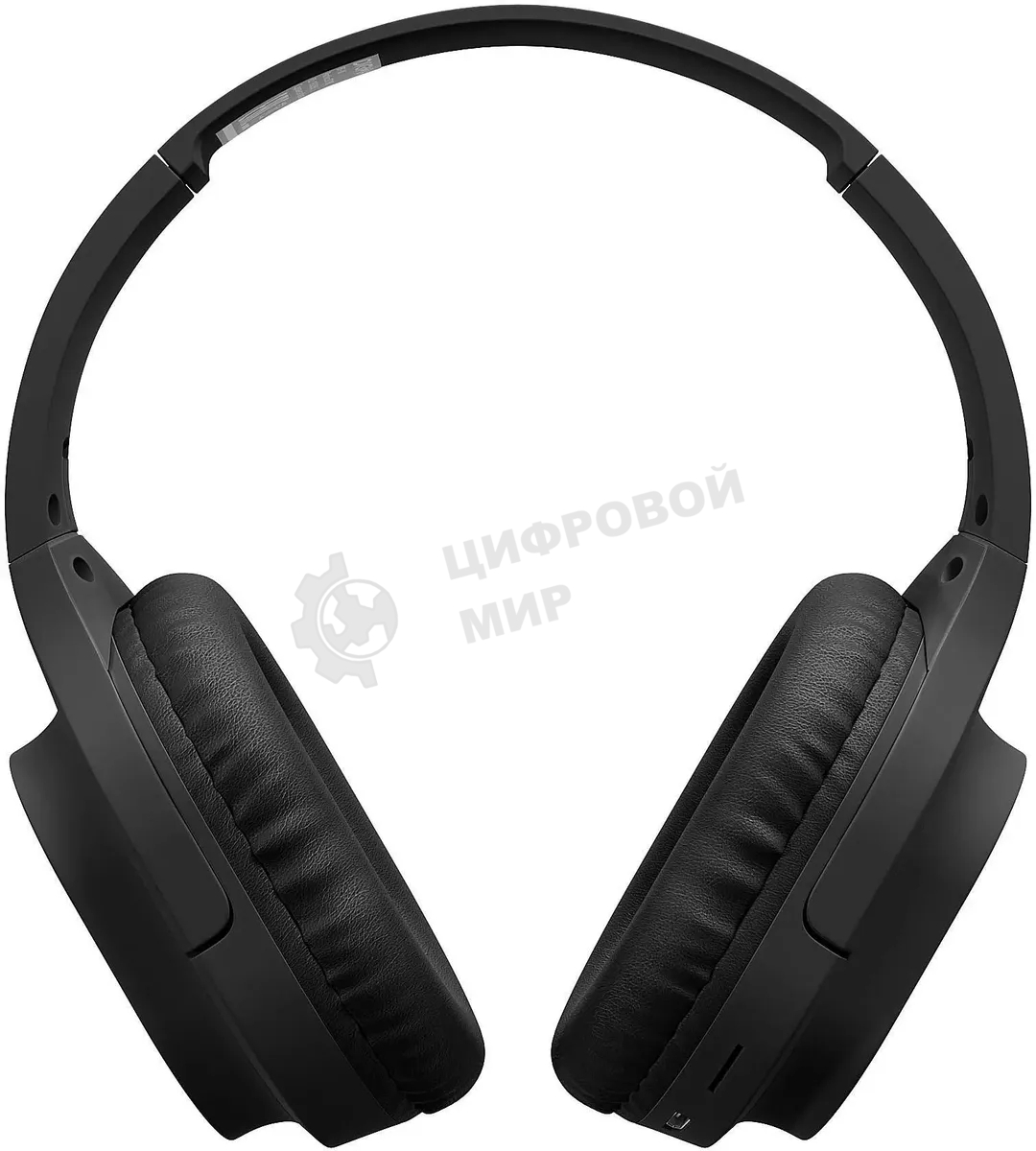 Гарнитура накладные Digma BT-18 черный беспроводные bluetooth оголовье