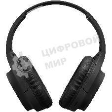 Беспроводные/проводные наушники Digma BT-18 черный, накладные, Bluetooth + проводной, складная конструкция, до 10 ч