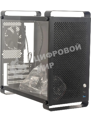 Компьютерный корпус Accord ACC-GCUB4 черный без БП mATX 1x92мм 1xUSB 3.0 1xUSB3.1 audio