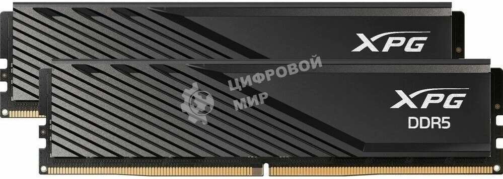 Оперативная память XPG Lancer Blade, DDR5, 32GB (2x16 GB), 6000 MHz, CL36, радиатор, черный