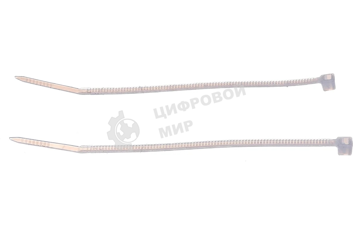 Нейлоновые стяжки Fortisflex КСС 3х100 мм белый 100 штук