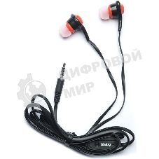 Наушники проводные Dialog ES-50 черный, внутриканальные, Jack 3.5 мм