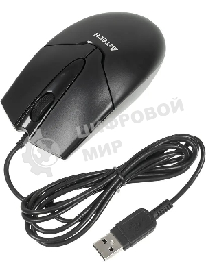 Мышь проводная A4Tech OP-550NU черный, 1000 dpi, USB, кнопки - 3