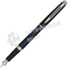Ручка перьевая Waterman Hemisphere Colour Blocking (2202847) Blue/Black CT, F, сталь нержавеющая, подарочная коробка