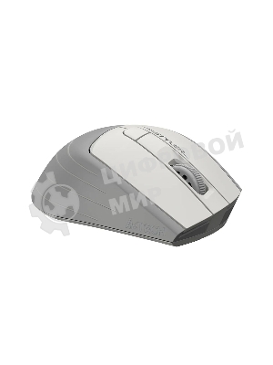 Мышь беспроводная A4Tech Fstyler FG30 белый/серый, 2000 dpi, радиоканал, USB, кнопки - 5