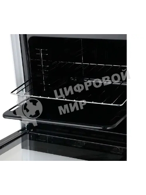 Плита газовая De Luxe 506040.24Г ЧР белый, конфорок 4 шт, духовка 54 л, 50 см x 85 см x 60 см
