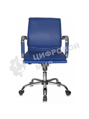 Кресло Бюрократ CH-993-Low/blue синий, экокожа