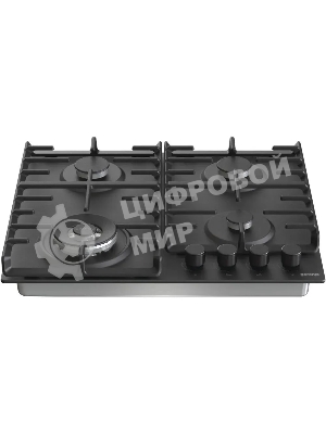 Газовая варочная панель Gorenje GW642SYB, 4 конфорки, эмалированная сталь, черный
