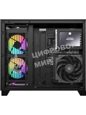 Компьютерный корпус AeroCool/Formula Crystal Z9ML Floe черный без БП mATX 4x120мм 2xUSB 3.0 audio bott PSU