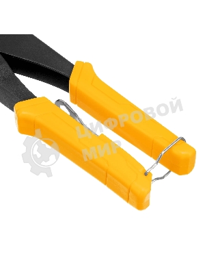 Заклепочник ручной Denzel 285 мм, поворотный, 0-360, заклепки 2,4-3,2-4,0-4,8 мм