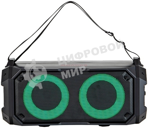 Колонка портативная Ural Молния Молния 600 черный 60W 2.0 BT/3.5Jack 3000mAh