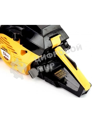 Пила цепная бензиновая Denzel DGS-5218, шина 45 см, 52см3, 3,5 л.с., шаг 0,325, паз 1,5 мм,