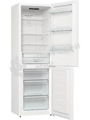 Холодильник Gorenje NRK619EEW4 белый двухкамерный 203/99л морозилка снизу, No Frost