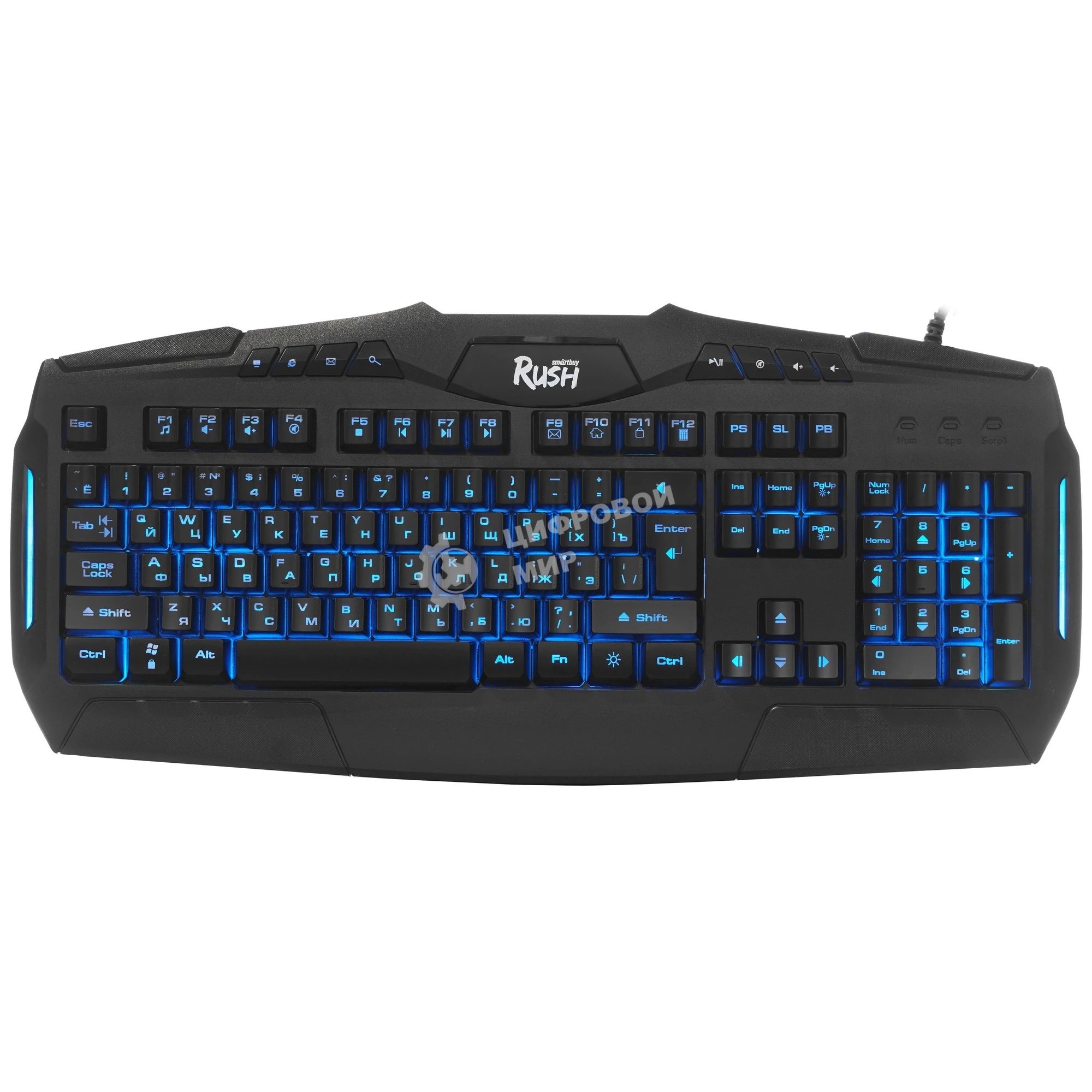 Клавиатура проводная игровая Smartbuy RUSH Savage 311 USB черная SBK-311G-K