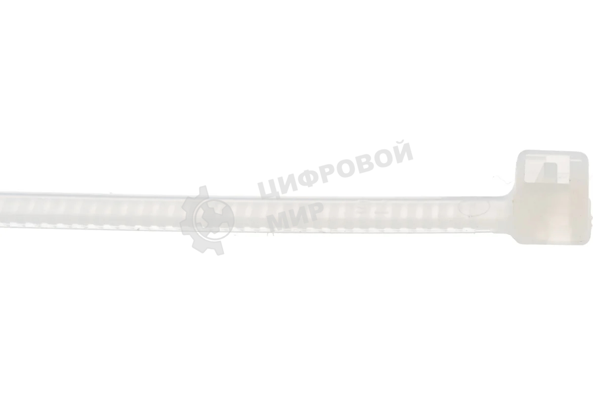 Нейлоновые стяжки Fortisflex КСС 3х100 мм белый 100 штук