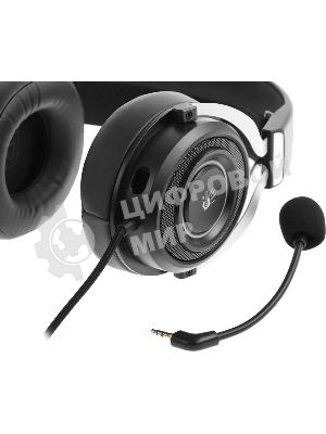 Гарнитура Bloody G535P чёрный/серебристый, проводная, подсветка