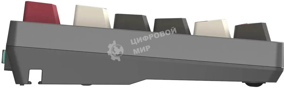 Клавиатура беспроводная A4Tech Bloody WS87 USB, Bluetooth/Радиоканал серый/красный