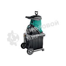 Измельчитель садовый электрический Зубр ЗИЭ-40-2500 р/с 40 мм, контейнер 50 л, 2500 Вт