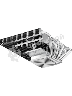Кулер для процессора PCCooler RC600-67 (125W, 4-pin PWM, 67.5mm, Al, 4x6mm, 1x120мм, 62.5CFM, 32.5dBA, 2300RPM, S: 1851/1700/1200/115X, AM5/AM4, черный)